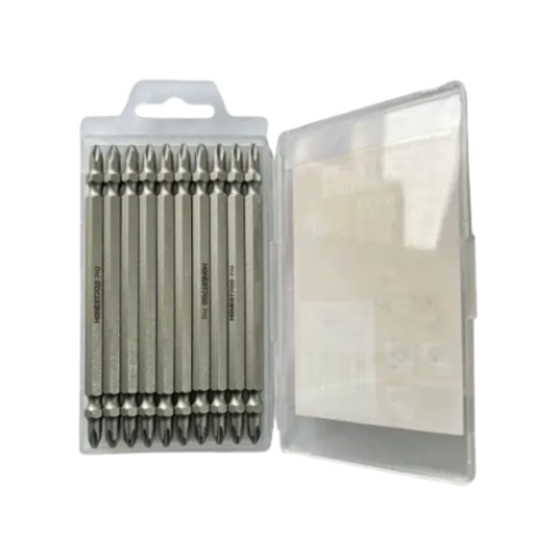 Jeu de 10 Pcs embouts magnétiques Phillips PH2 110mm avec coffret HONESTPRO YAD0285 - الصورة 3