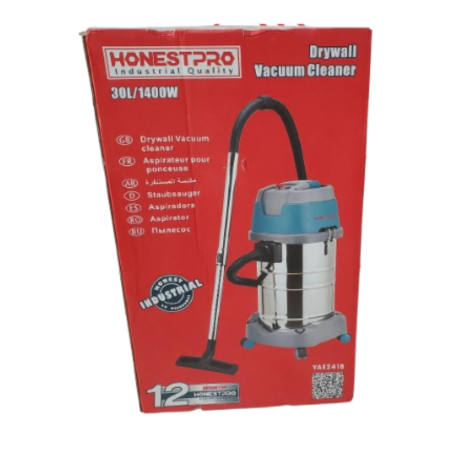 Aspirateur eau et poussière 1400W 30 litres avec flexible de 1,5 mètres HONESTPRO YAE2418 - الصورة 4
