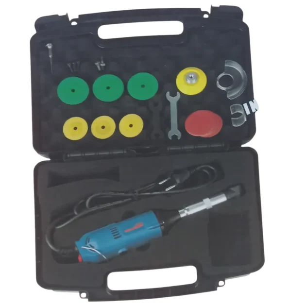 Mini meuleuse d'angle électrique multifonction 350W avec 22 accessoires et coffret HONESTPRO YAE0531 - الصورة 6